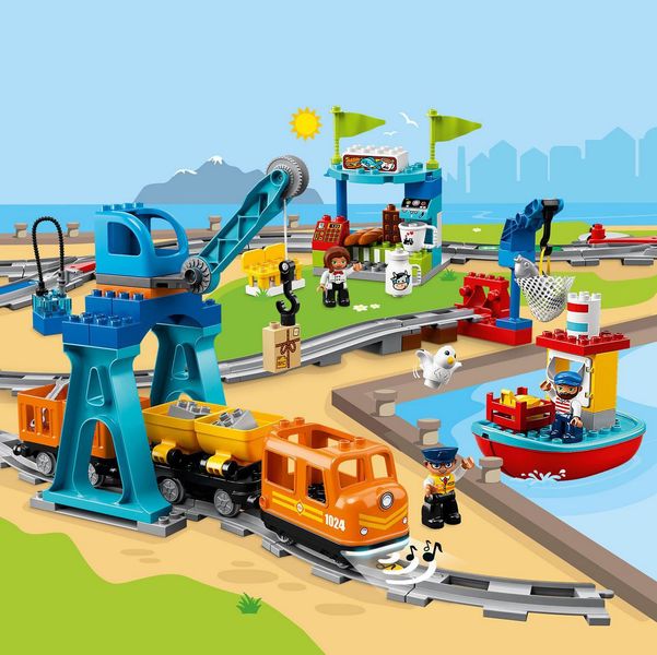 Конструктор "Вантажний поїзд" 105 деталей LEGO DUPLO Trains 10875 фото