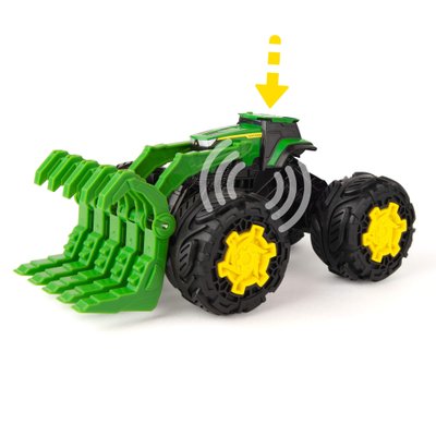 Іграшковий трактор "Monster Treads з ковшем і великими колесами" John Deere Kids 47327 фото