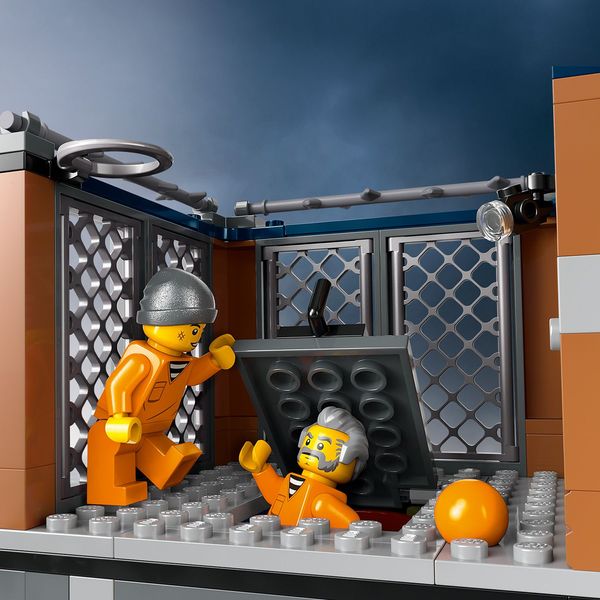 Конструктор "Поліцейський острів-в'язниця" 980 деталей LEGO City 60419 фото