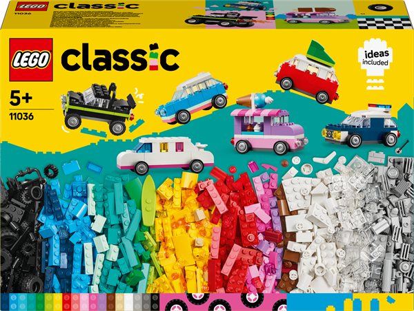 Конструктор "Творчі транспортні засоби" 900 деталей LEGO Classic 11036 фото