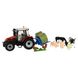 Набір "Модель трактора Massey Ferguson 5612 з вилами та фігурками 1:32" 43205 фото 1
