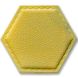 Декоративний самоклеючий шестикутник під шкіру темно-жовтий 200x230мм (1101) SW-00000741 SW-00000741 фото 1