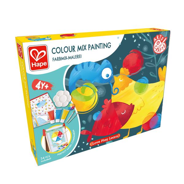 Набір для малювання "Змішування кольорів із фарбами та пензлями" E1069 фото