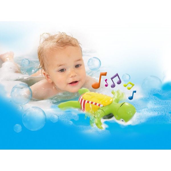 Іграшка для ванної "Черепаха плаває і співає" E2712 фото