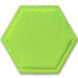 Декоративний самоклеючий шестикутник під шкіру зелений 200x230мм (1102) SW-00000742 SW-00000742 фото 1