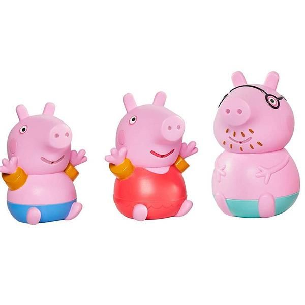 Набір іграшок-бризкалок для ванної "Свинка Пеппа 3 шт. Друзі" E73105 фото