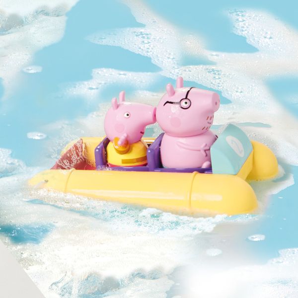 Іграшка для ванної "Свинка Пеппа в човні" E73107 фото