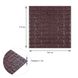 3D панель самоклеюча цегла баклажан-кава 700х770х7мм (018-7) SW-00000045 SW-00000045 фото 3