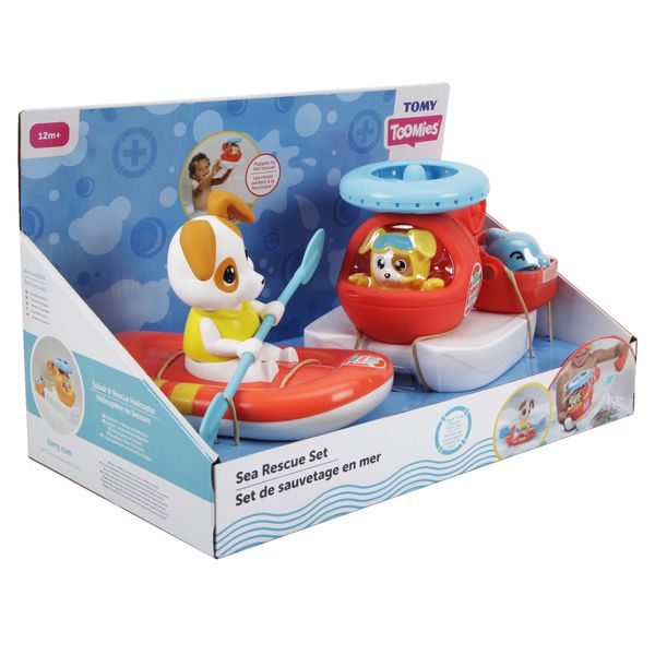 Іграшки для ванної "Човен і гелікоптер" E73307 фото