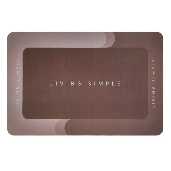 Вологопоглинаючий килимок «Living Simple» 40см*60см*3мм SW-00001572 фото