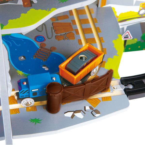 Іграшкова залізниця "Багаторівнева гірська шахта з аксесуарами" E3753 фото