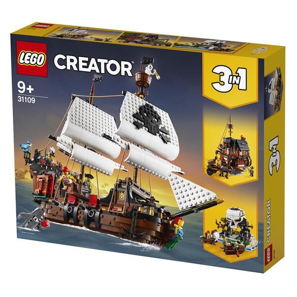 "Піратський корабель" 1262 деталі конструктор LEGO Creator 31109 фото