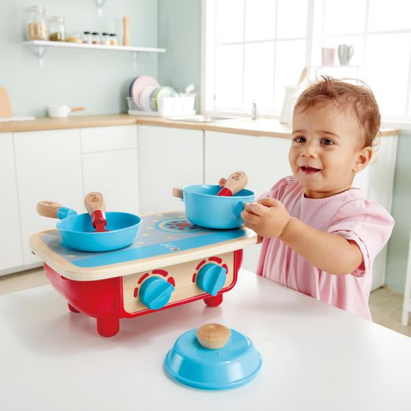 Дитяча плита "складна з посудом" E3170 фото