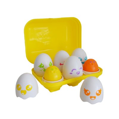 Сортер "Яйця в жовтому лотку 6 шт." E73560 фото