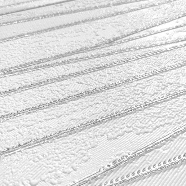 Самоклеюча 3D панель цегла срібні стрічки 700х700х5мм (441) SW-00001185 SW-00001185 фото
