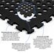 Підлога пазл перфорована - модульне покриття чорне 610x610x10мм (МР50) SW-00000660 SW-00000660 фото 2