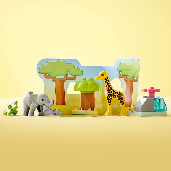 Конструктор "Дикі тварини Африки" 10 деталей LEGO DUPLO Animals 10971 фото