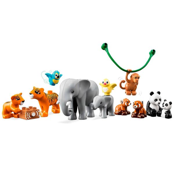Конструктор "Дикі тварини Азії" 117 деталей LEGO DUPLO Town 10974 фото