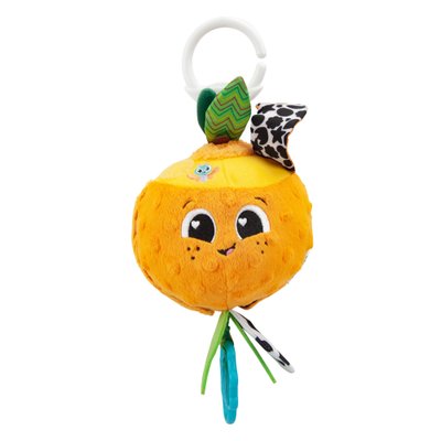 М'яка іграшка-підвіска "Апельсинка з прорізувачем" Lamaze L27384 фото