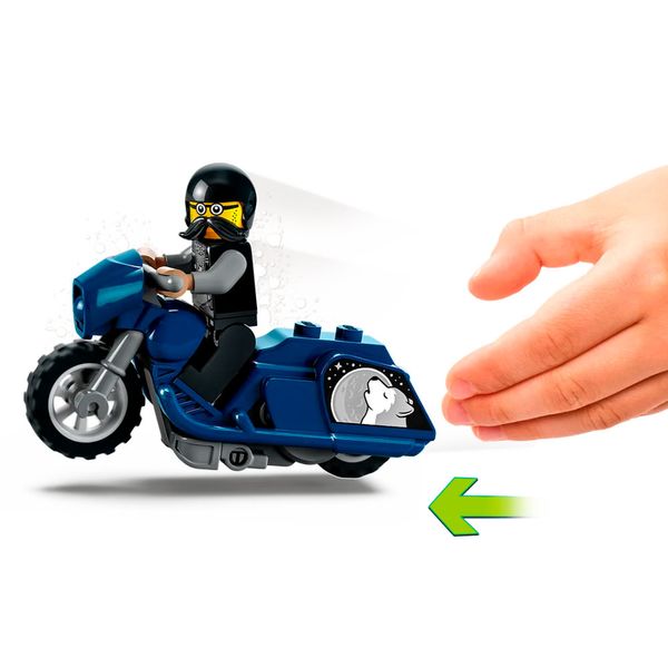 Конструктор "Туристичний трюковий мотоцикл 10 деталей" LEGO City Stuntz 60331 фото