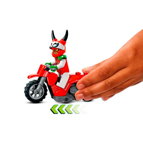 Конструктор "Каскадерський мотоцикл Авантюрного скорпіона​ 15 деталей" LEGO City Stuntz 60332 фото