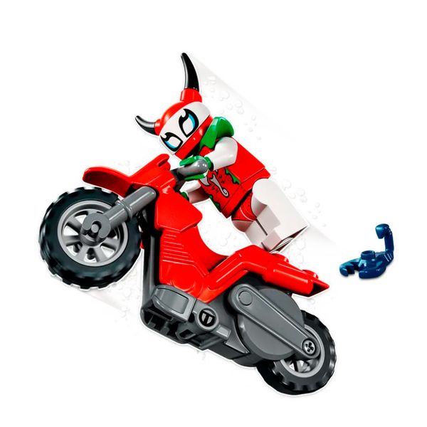 Конструктор "Каскадерський мотоцикл Авантюрного скорпіона​ 15 деталей" LEGO City Stuntz 60332 фото