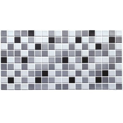 Декоративна ПВХ панель чорно-біла мозаїка 960х480х4мм SW-00001432 SW-00001432 фото