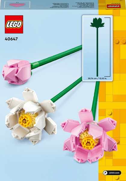 Конструктор "Квіти лотоса" 220 деталей LEGO Icons 40647 фото