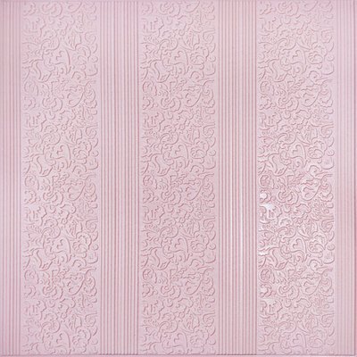 Самоклеюча 3D панель ніжно-рожева 700х700х5мм (140) SW-00001330 SW-00001330 фото