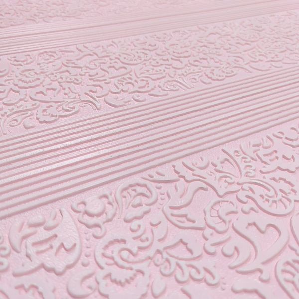 Самоклеюча 3D панель ніжно-рожева 700х700х5мм (140) SW-00001330 SW-00001330 фото
