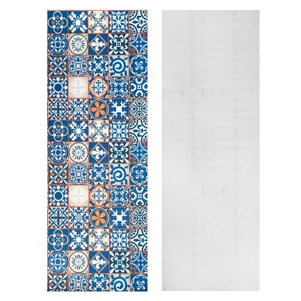 Самоклеюча плівка на паперовій основі вінтажна синя мозаїка 0.45х10M SW-00000787 SW-00000787 фото