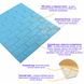 3D панель самоклеюча цегла Блакитна 700х770х5мм (005-5) SW-00000297 SW-00000297 фото 2