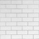 Панель стінова 700х700х5мм біла цегла зі сріблом (D) SW-00001502 SW-00001502 фото 1