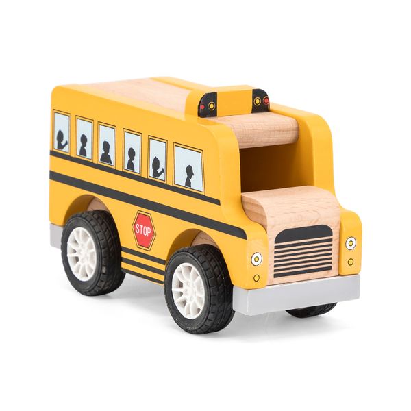 Дерев'яна машинка "Шкільний автобус" 44514 фото