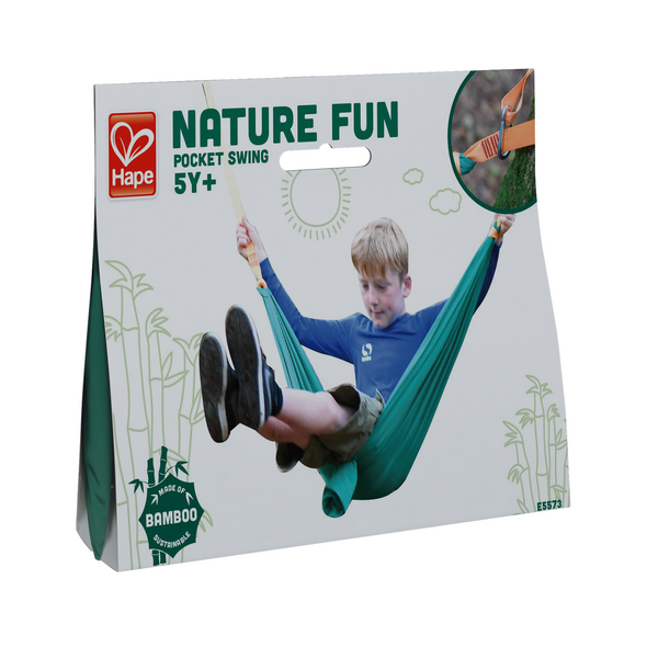 Дитячий гамак "Nature Fun 130 см зелений" E5573 фото