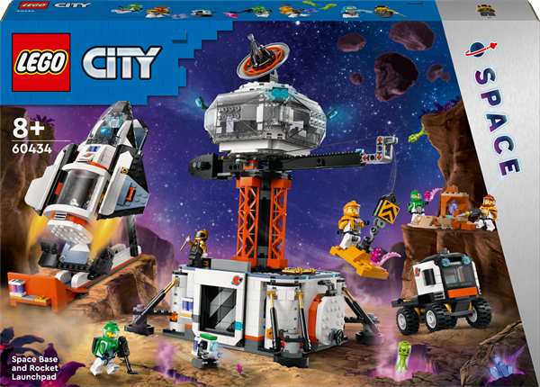 Конструктор "Космічна база й стартовий майданчик для ракети 1422 деталі" LEGO City 60434 фото