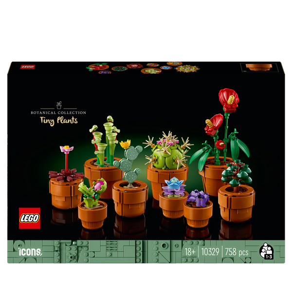 Конструктор "Мініатюрні рослини" 758 деталей LEGO Icons 10329 фото