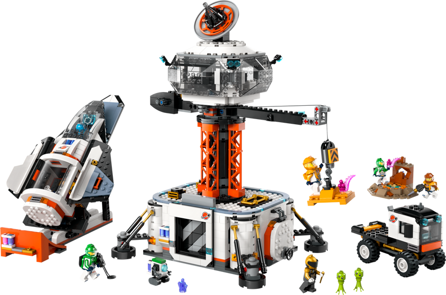 Конструктор "Космічна база й стартовий майданчик для ракети 1422 деталі" LEGO City 60434 фото