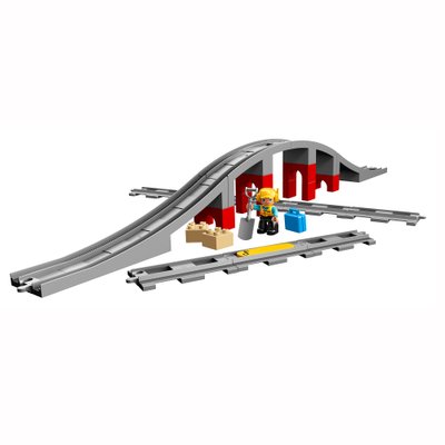 Конструктор "Залізничний міст і рейки" 26 деталей LEGO DUPLO Trains 10872 фото