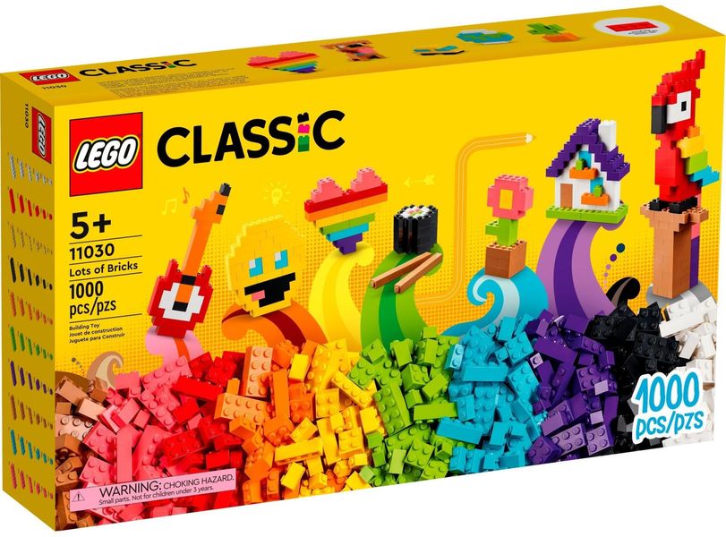 Конструктор "Безліч кубиків" 1000 деталей LEGO Classic 11030 фото