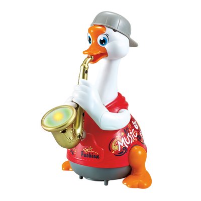 Інтерактивна музична іграшка "Гусак-саксофоніст" Hola Toys (2 кольори) 6111 фото