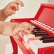 Дитяче піаніно "25 клавіш з підсвіткою червоний" E0628 фото 4