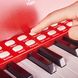 Дитяче піаніно "25 клавіш з підсвіткою червоний" E0628 фото 5