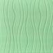 Самоклеюча 3D панель світло-зелені хвилі 600x600x6мм SW-00001327 SW-00001327 фото 1