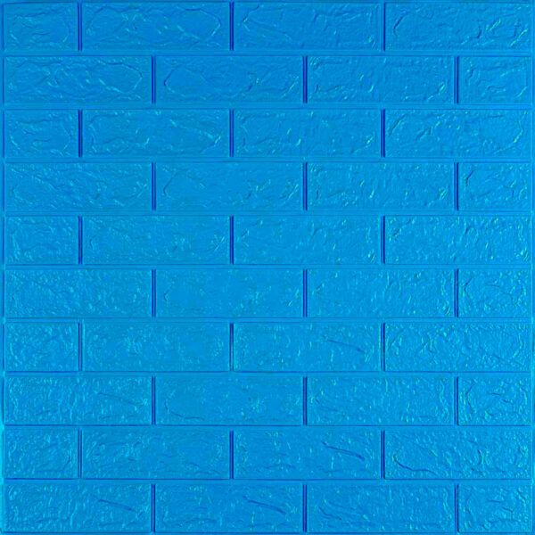 Самоклеюча 3D панель під синю цеглу 3080x700x3мм SW-00001756 SW-00001756 фото